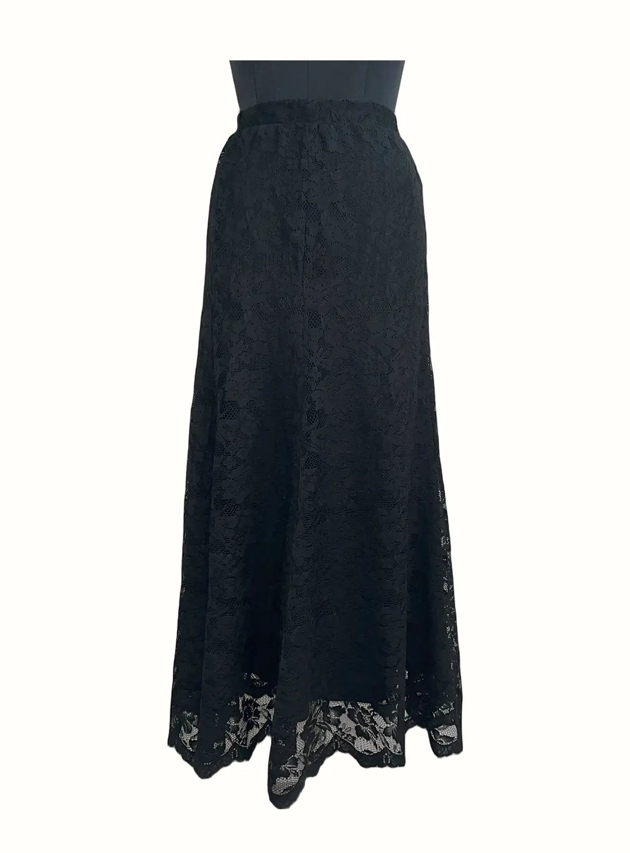 Max Long Lace Skirt