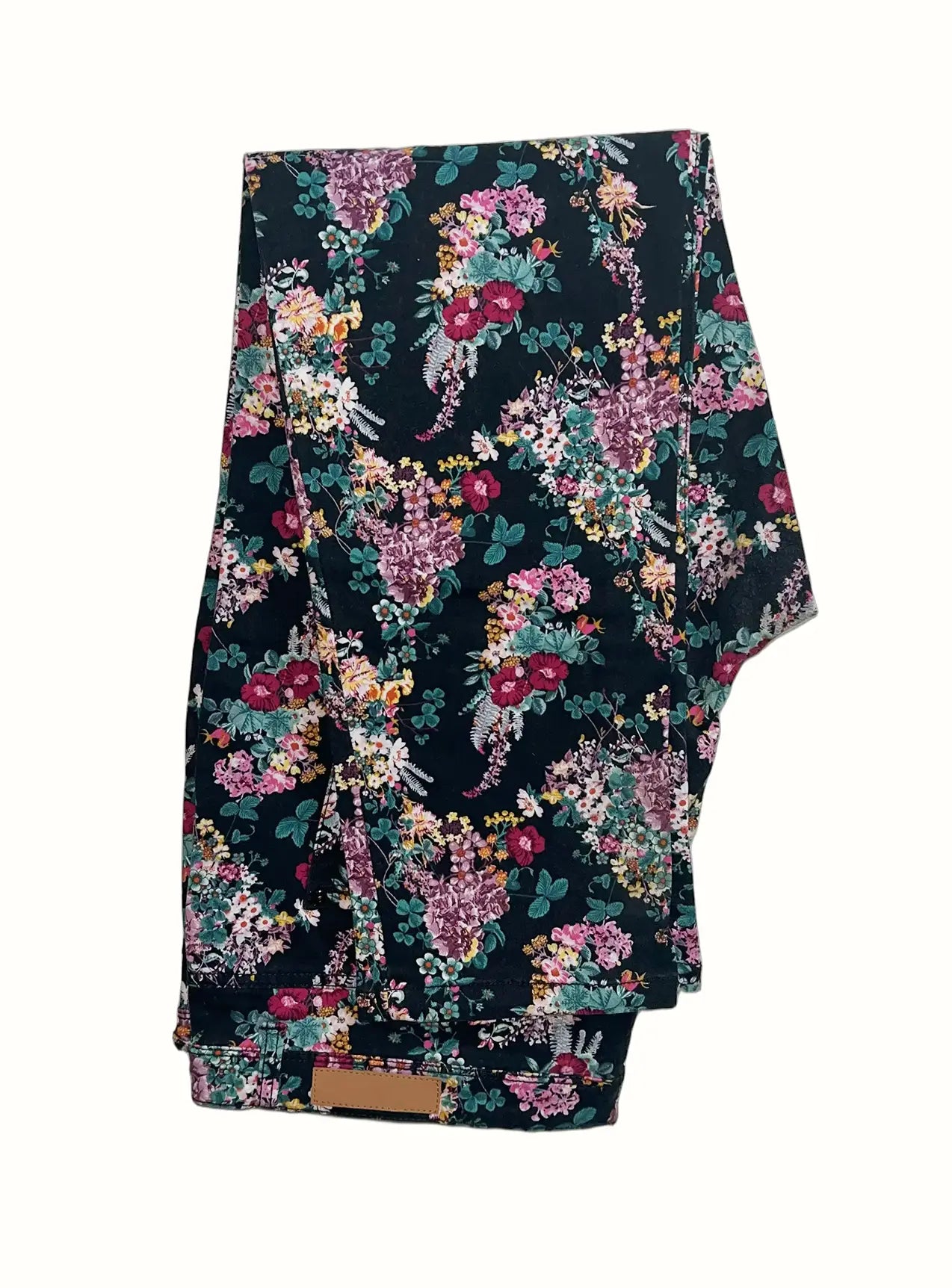 Max Dark Floral Printed Jeans
