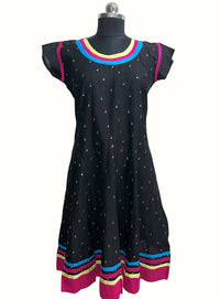 Khushi Black Dotted Kurti
